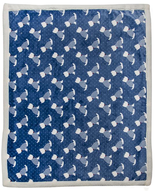 Plaid agnellato • BARBONCINO Blu