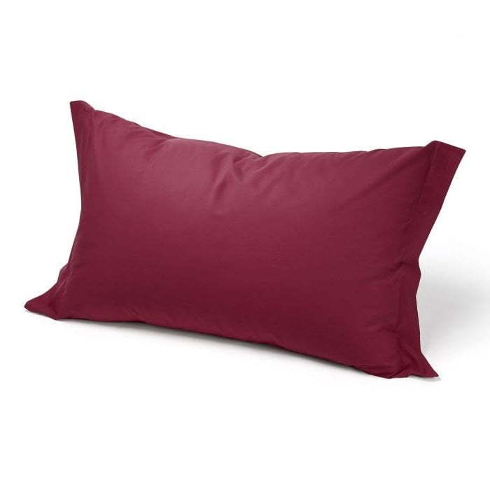 Coppia federe guanciale cotone 100% tinta unita