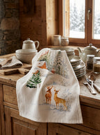Canovaccio in Puro Lino 100% – CERVI NEVE