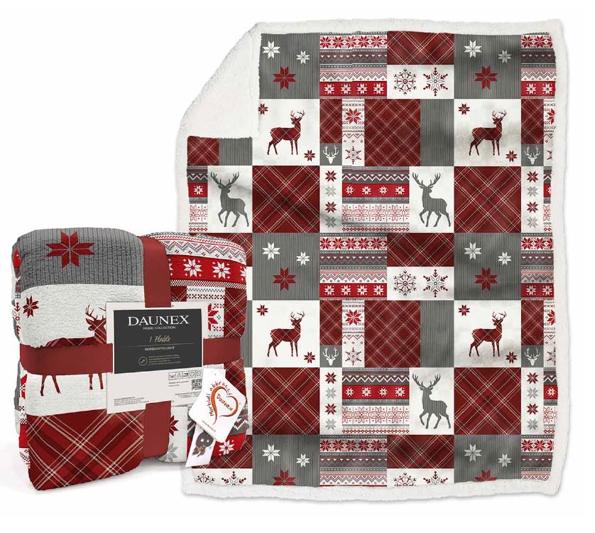 Plaid agnellato • CANAZEI Rosso