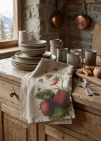 Canovaccio in Puro Lino 100% – FRAGOLE