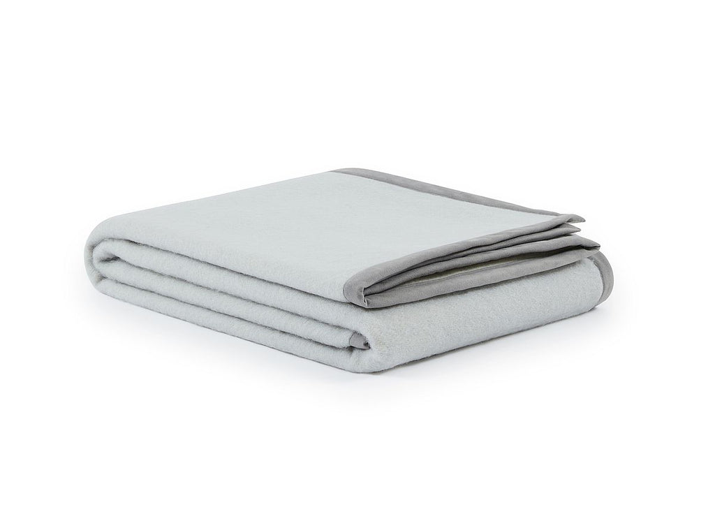 Coperta matrimoniale in lana • MARTA SP Grey