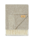 Plaid in lana • NAVIGLI Beige