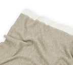 Plaid in lana • NAVIGLI Beige