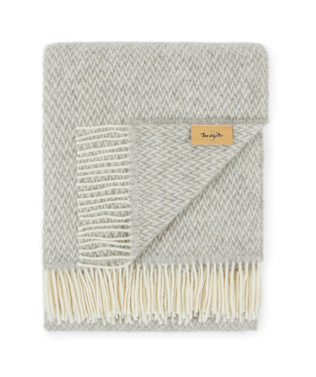 Plaid in lana • NAVIGLI Grey