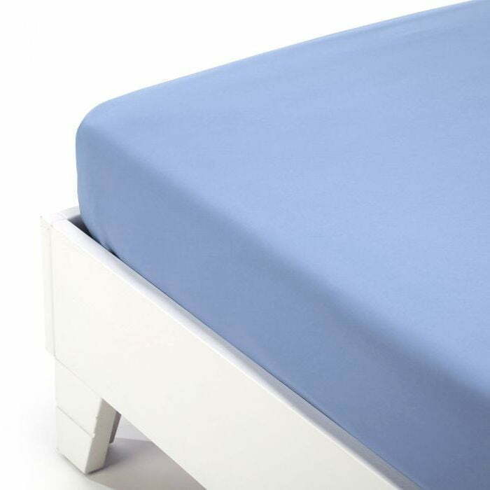 Lenzuolo inferiore Jersey di cotone 100% tinta unita