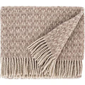 Plaid in lana • BRAIES Beige