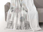 Plaid agnellato • BOTANIQUE Grigio