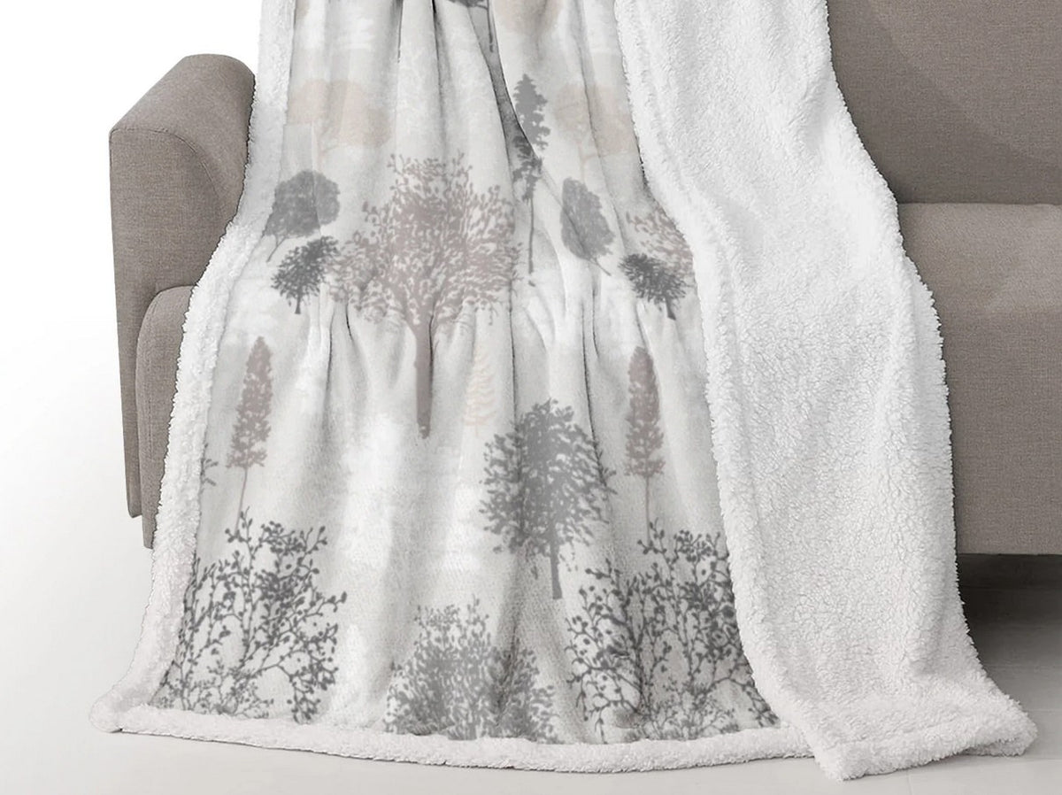 Plaid agnellato • BOTANIQUE Grigio
