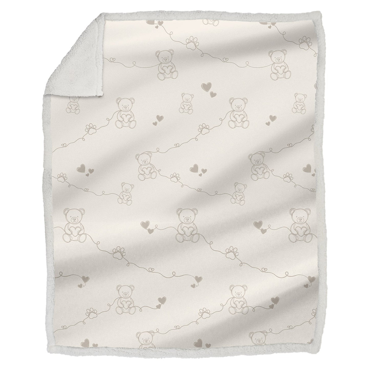 Plaid agnellato • DREAMING BEAR Ecru