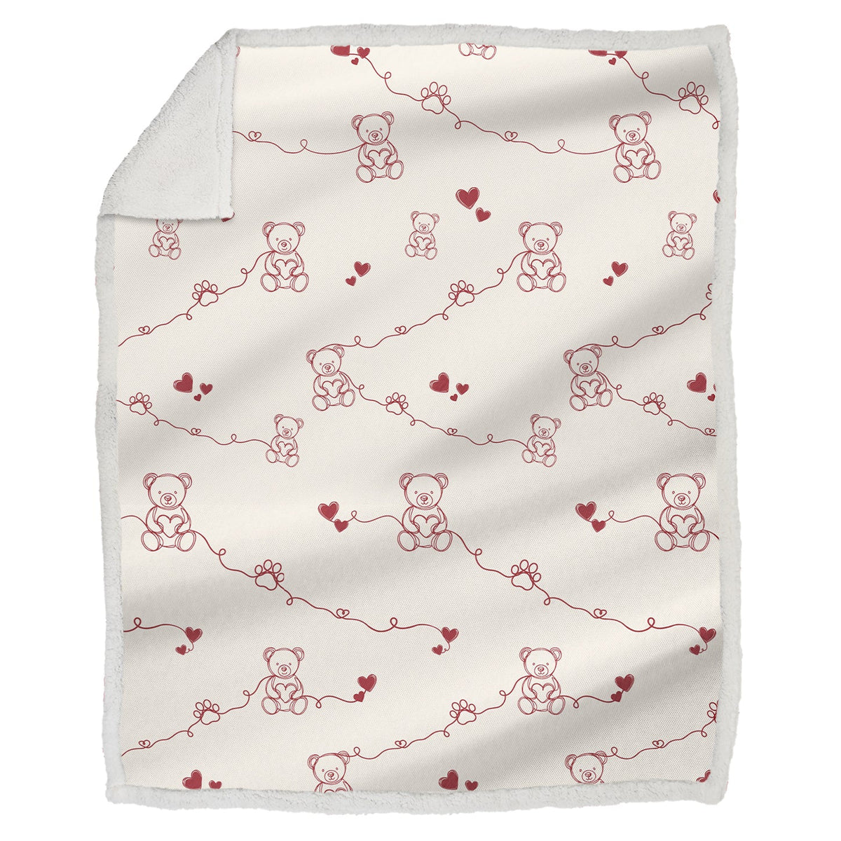 Plaid agnellato • DREAMING BEAR Naturale