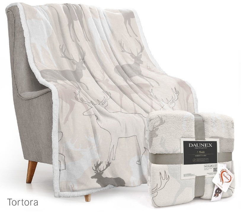 Plaid agnellato • ROCHER Tortora