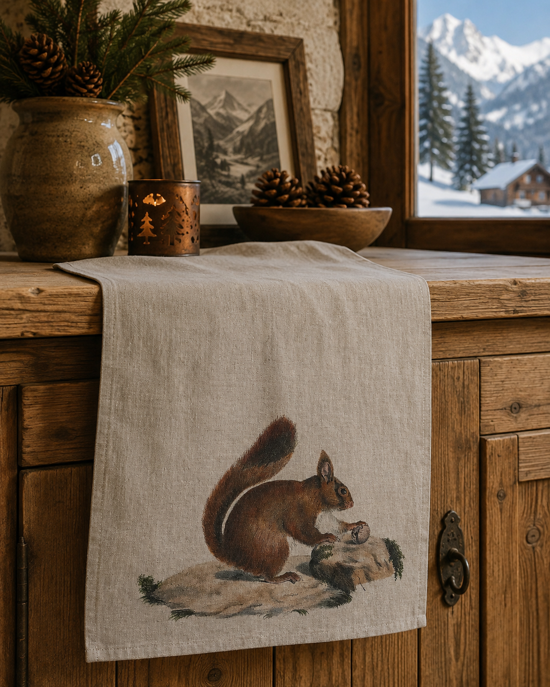 Canovaccio in Puro Lino 100% – SCOIATTOLO 2