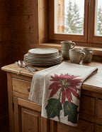 Canovaccio in Puro Lino 100% – STELLA DI NATALE