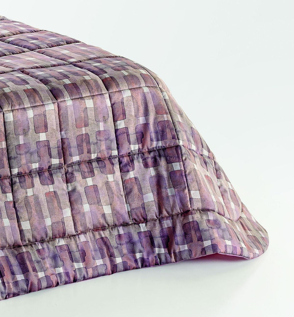 Trapuntina leggera • NUVOLA 100% raso di cotone var MALVA