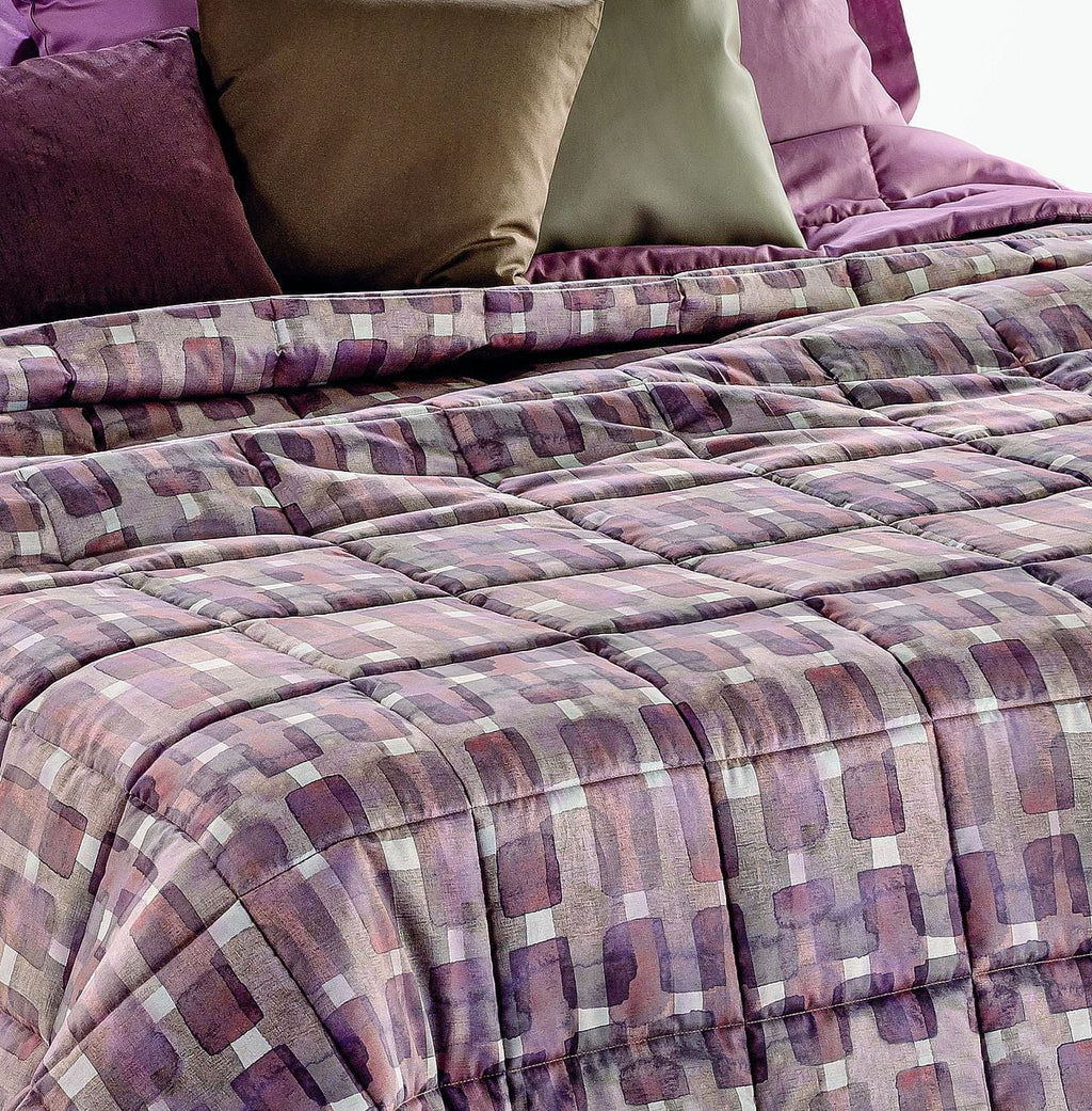 Trapuntina leggera • NUVOLA 100% raso di cotone var MALVA