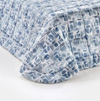 Trapuntina in fibra SHAPES Cielo 270x260cm • PEZZO UNICO