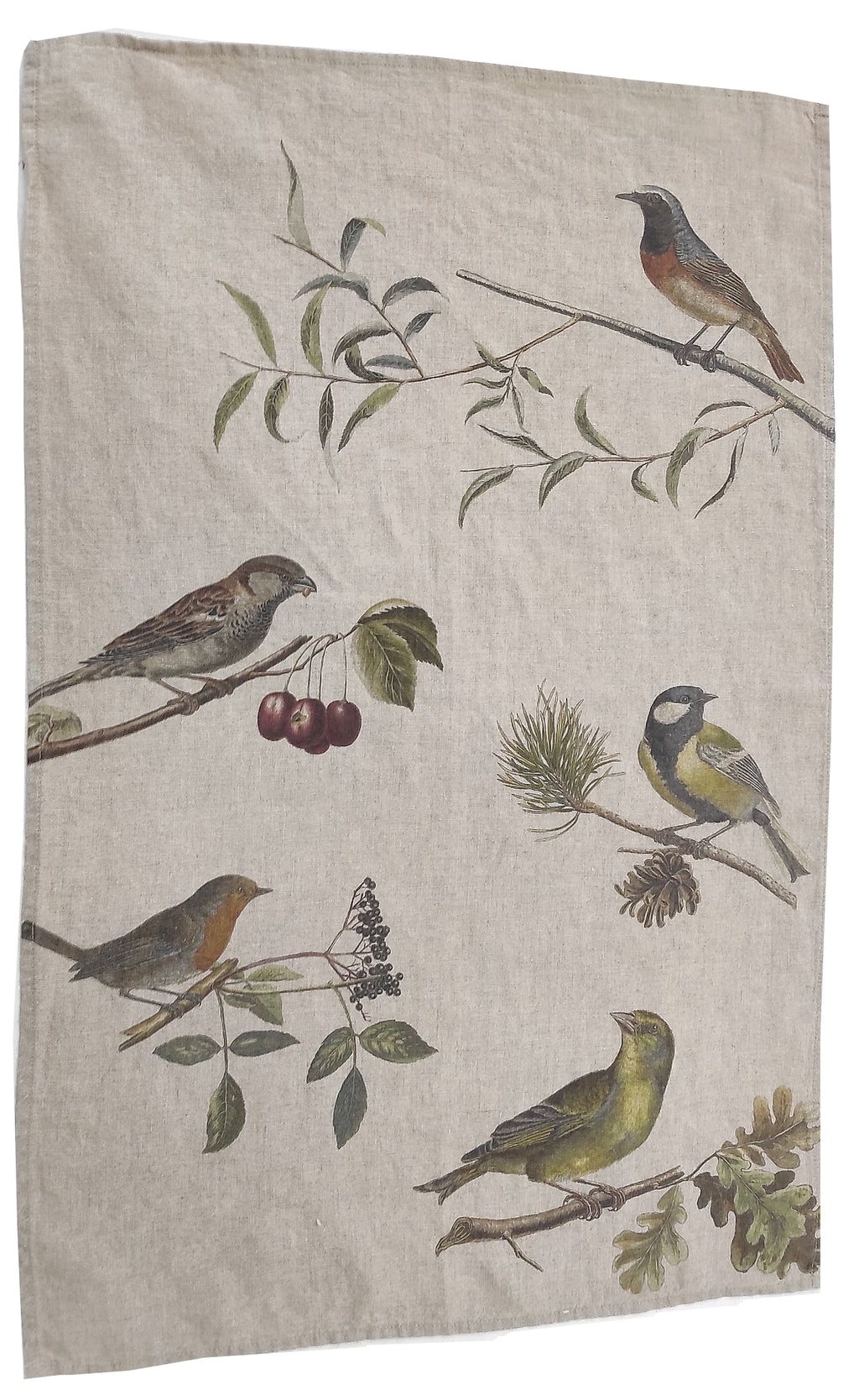 Canovaccio in Puro Lino 100% – UCCELLI
