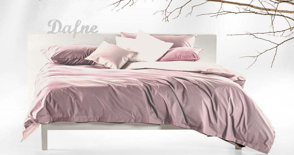 Parure copripiumino con federe 100% cotone No stiro DAFNE