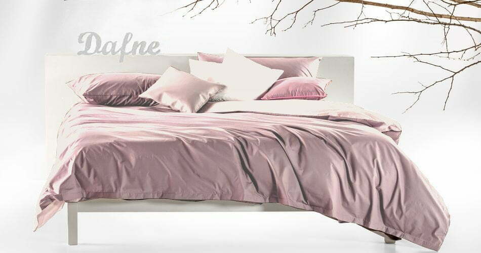 Parure copripiumino con federe 100% cotone No stiro DAFNE
