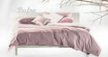 Parure copripiumino con federe 100% cotone No stiro DAFNE
