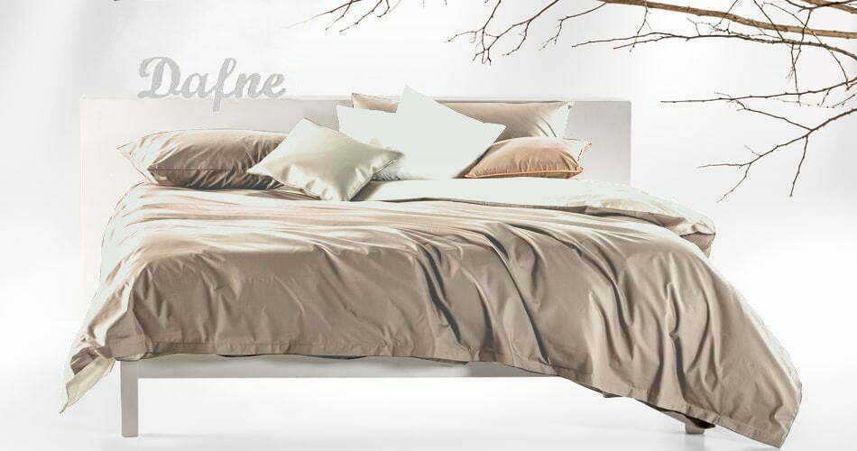 Parure copripiumino con federe 100% cotone No stiro DAFNE