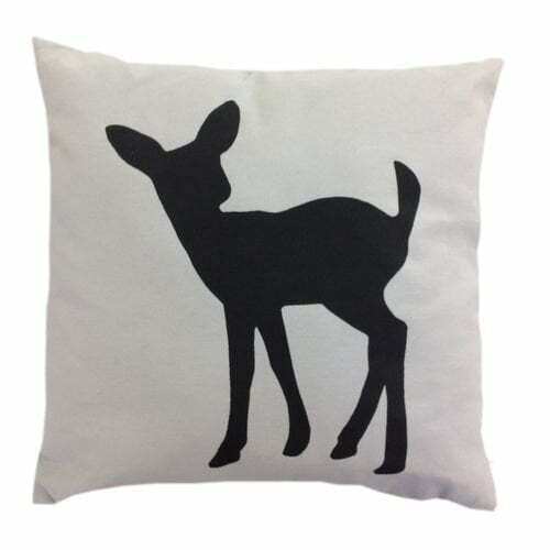 Cuscini arredo 42x42 GARDENLAND ANIMALS Cerbiatto pietra-0