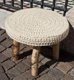 SGABELLO FAR SVART Lana bianca-1155