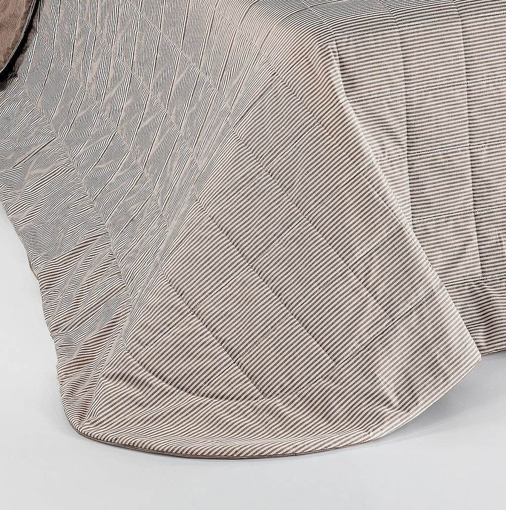 Trapuntina in fibra di cotone TINTOINFILO Terra 270x260cm • PEZZO UNICO