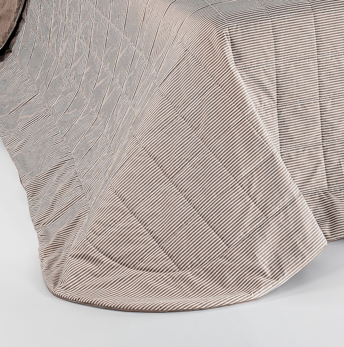 Trapuntina in fibra di cotone TINTOINFILO Terra 270x260cm • PEZZO UNICO